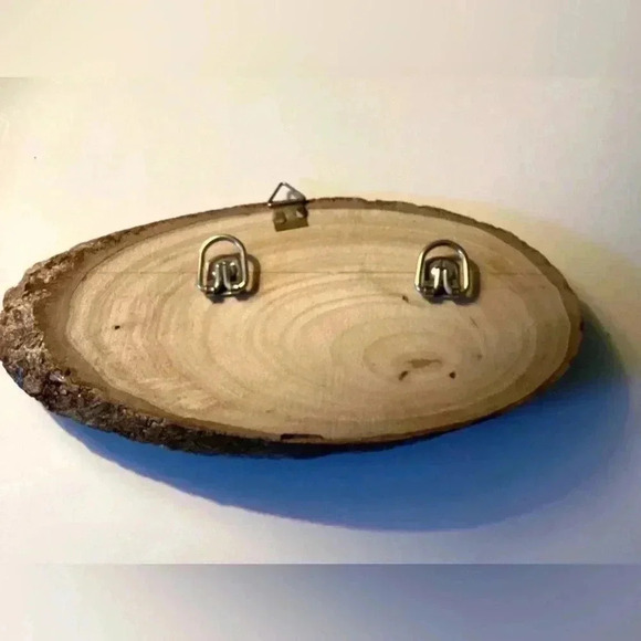 Butterfly hand painted wooden wall decor Costa Rica 7” wide  3.25” tall - Picture 2 of 2